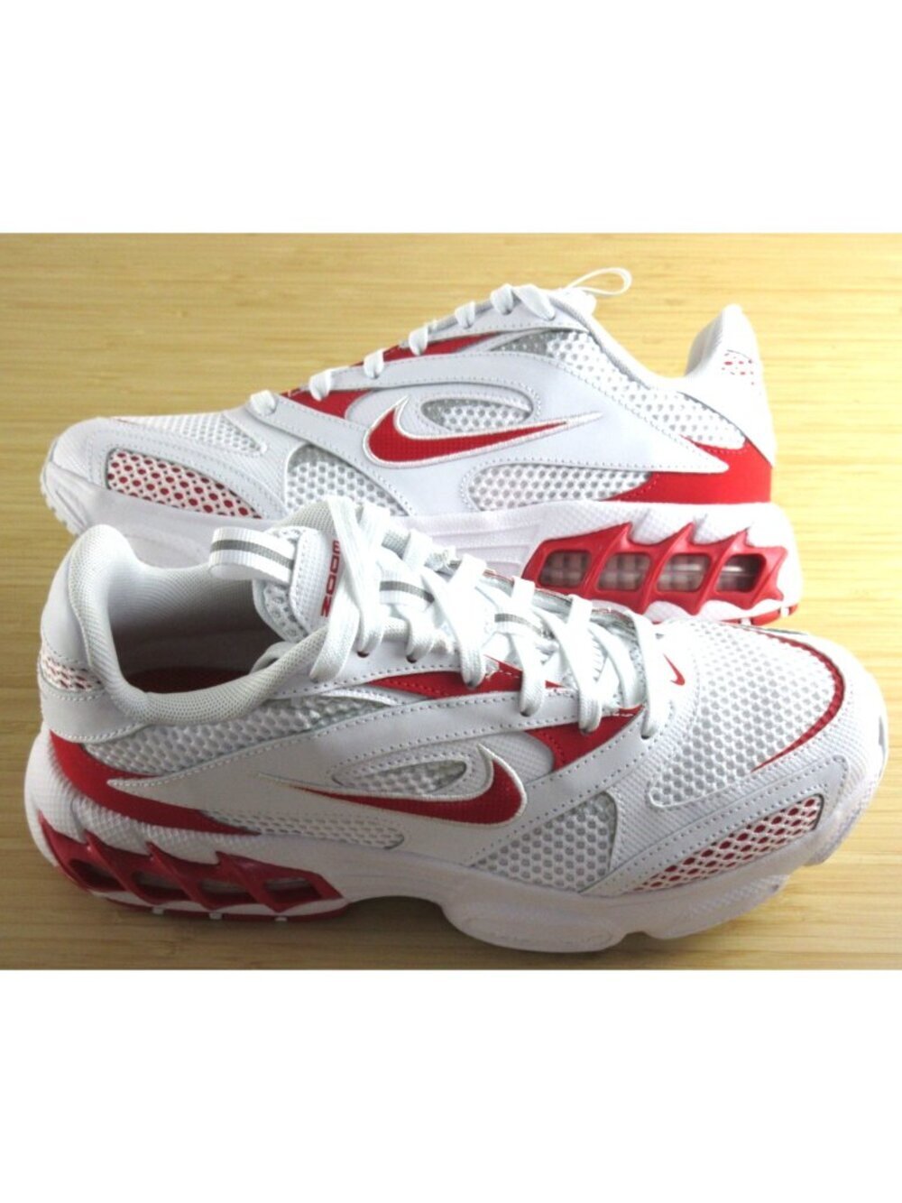 Women's Nike Zoom Air Fire Running Training Shoes White University Red Sizes NIB - Picture 2 of 7
